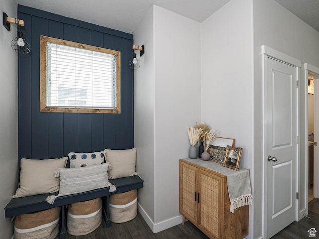 957 W Mckenna Rd, Bluffdale, UT 84065 - living area featuring dark wood finished floors and baseboards