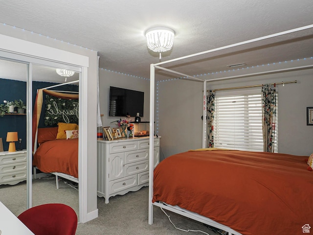957 W Mckenna Rd, Bluffdale, UT 84065 - bedroom with carpet and a chandelier