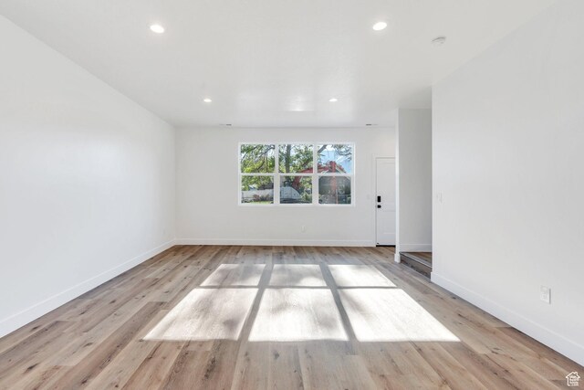 515 N 600 E, Spanish Fork, UT 84660 - empty room with baseboards, light wood-type flooring, and recessed lighting
