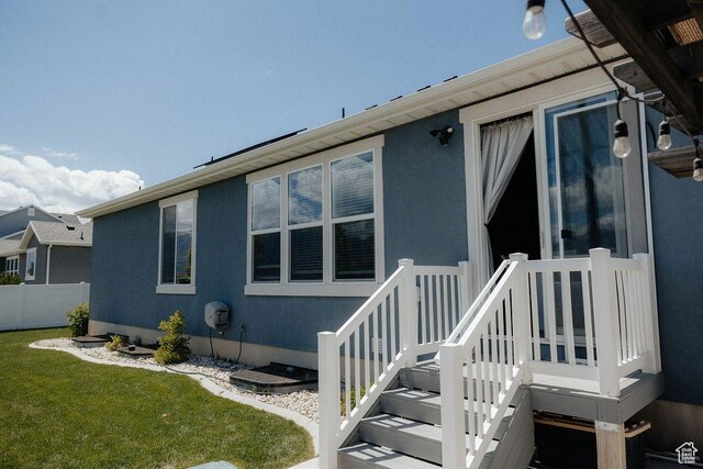 217 S 1230 W Unit 15, Spanish Fork, UT 84660 - back of property with stucco siding