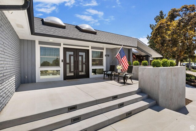 177 S Canyon Ave, Springville, UT 84663 - property entrance featuring a porch and roof with shingles