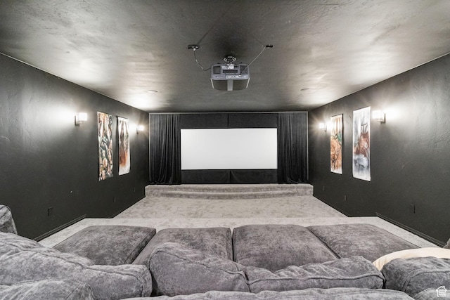 177 S Canyon Ave, Springville, UT 84663 - cinema with baseboards and carpet flooring