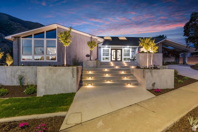 177 S Canyon Ave, Springville, UT 84663 - view of mid-century inspired home