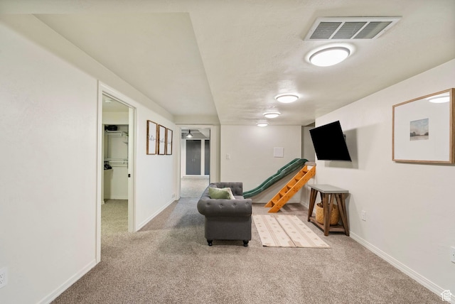 177 S Canyon Ave, Springville, UT 84663 - living area featuring carpet floors and baseboards