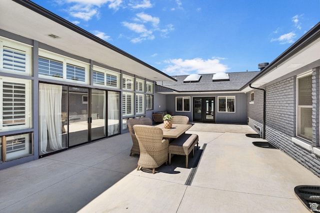 177 S Canyon Ave, Springville, UT 84663 - view of patio / terrace with outdoor dining space and french doors