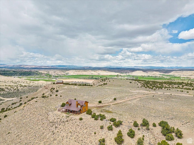 9911 S Antelope Xing, Duchesne, UT 84021 - overview of rural landscape with a desert landscape and a mountainous background