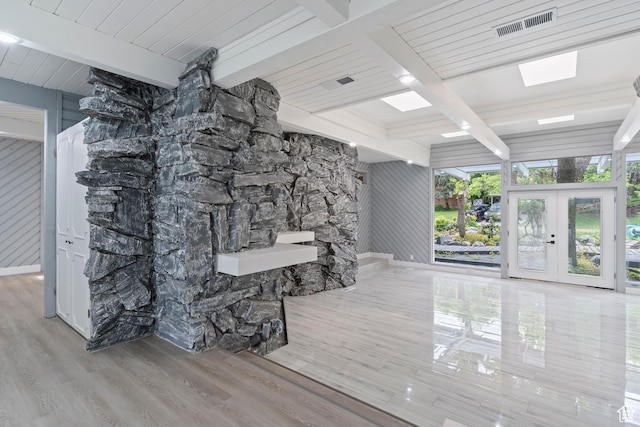 4203 S College Dr E, Ogden, UT 84403 - interior space featuring beamed ceiling