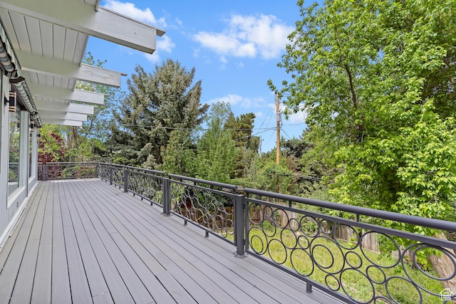 4203 S College Dr E, Ogden, UT 84403 - view of deck