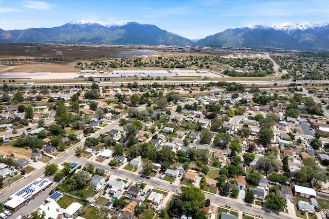 80 S 400 E, Clearfield, UT 84015 - aerial view of residential area featuring a mountain backdrop