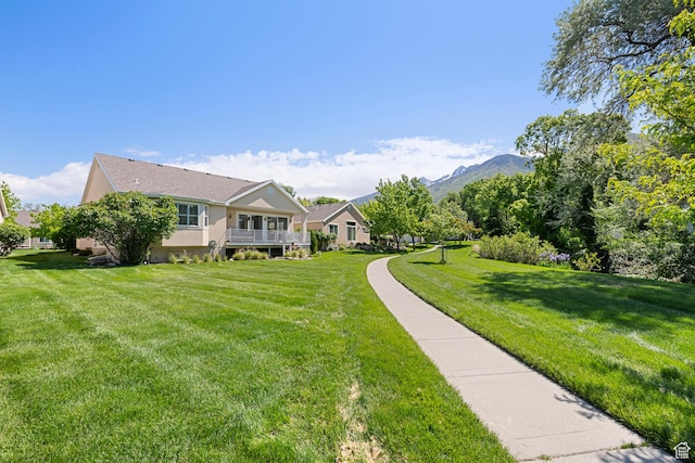 1446 E Anvil Dr, Draper, UT 84020 - view of community with a yard and a mountain view
