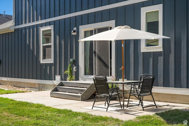 473 N Northshore Dr, Saratoga Springs, UT 84045 - view of patio / terrace featuring outdoor dining area