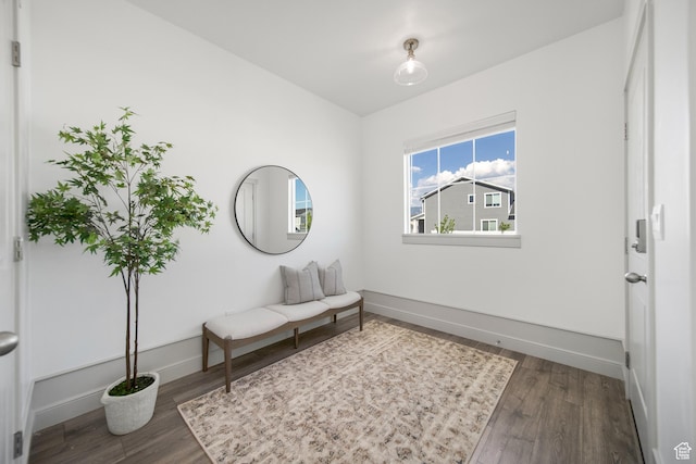 473 N Northshore Dr, Saratoga Springs, UT 84045 - living area with baseboards and wood finished floors