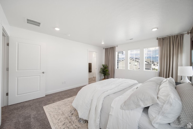 473 N Northshore Dr, Saratoga Springs, UT 84045 - carpeted bedroom with recessed lighting, ensuite bathroom, and baseboards