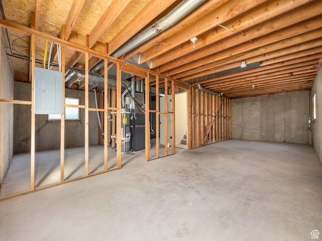 6813 S Sparrowtail Rd, West Jordan, UT 84081 - below grade area with electric panel and heating unit