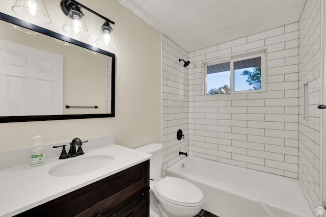 1543 Mulberry Way, Sandy, UT 84093 - bathroom featuring toilet, vanity, and shower / tub combination