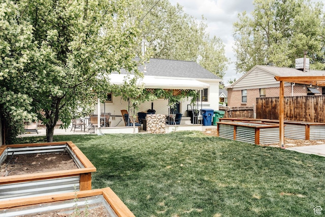 1584 E 3045 S, Salt Lake City, UT 84106 - view of yard with a garden and a patio area