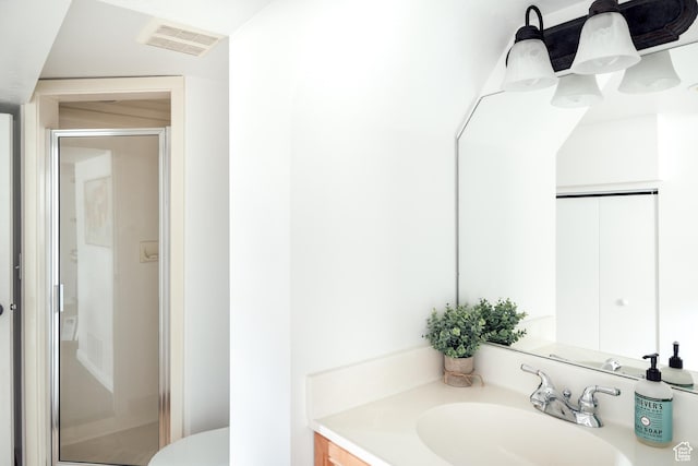 1584 E 3045 S, Salt Lake City, UT 84106 - full bathroom with a stall shower, vanity, and toilet