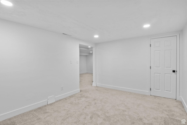 598 Brookside Dr, Springville, UT 84663 - carpeted spare room featuring recessed lighting and baseboards