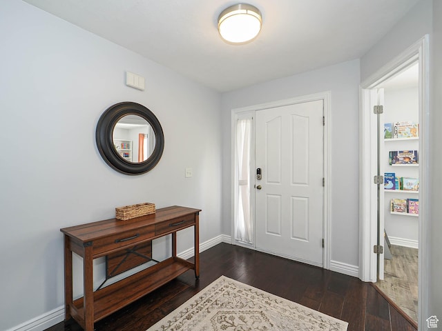 67 N Archmore St, Saratoga Springs, UT 84043 - foyer entrance featuring baseboards and dark wood-style flooring