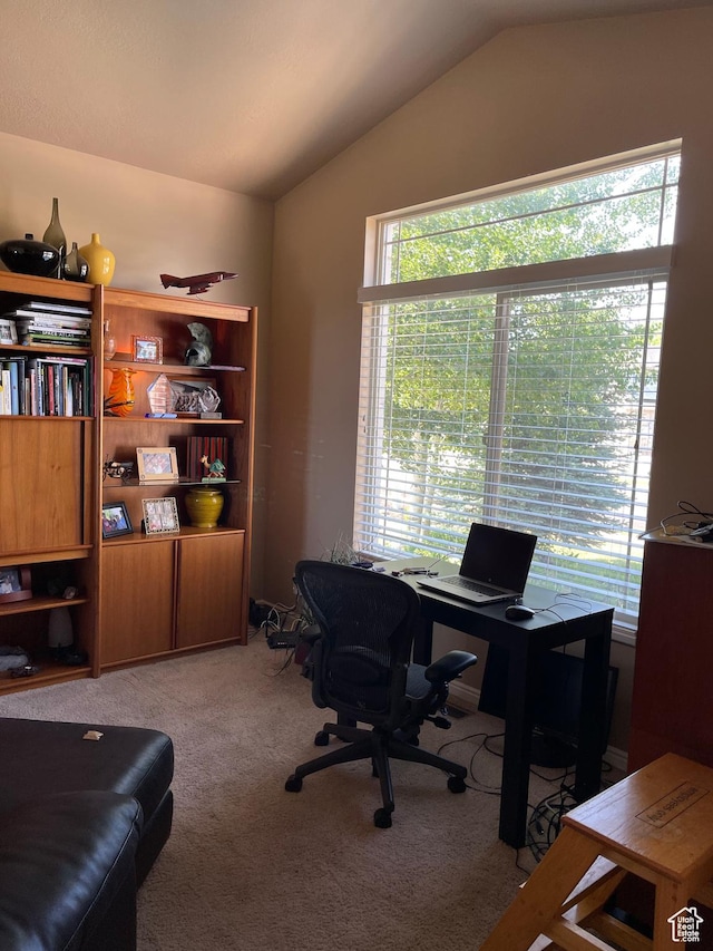 3681 W 775 N, Layton, UT 84041 - office with lofted ceiling and light colored carpet