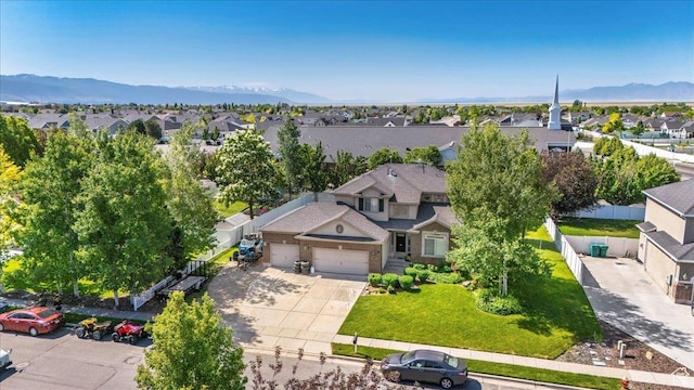 3681 W 775 N, Layton, UT 84041 - aerial perspective of suburban area featuring a mountainous background