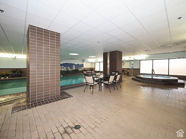 48 W 300 S Unit 2502-N, Salt Lake City, UT 84101 - lobby with a drop ceiling