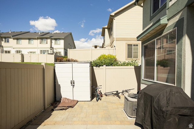 1908 W 1020 N, Provo, UT 84604 - fenced backyard featuring a patio, a grill, and a residential view