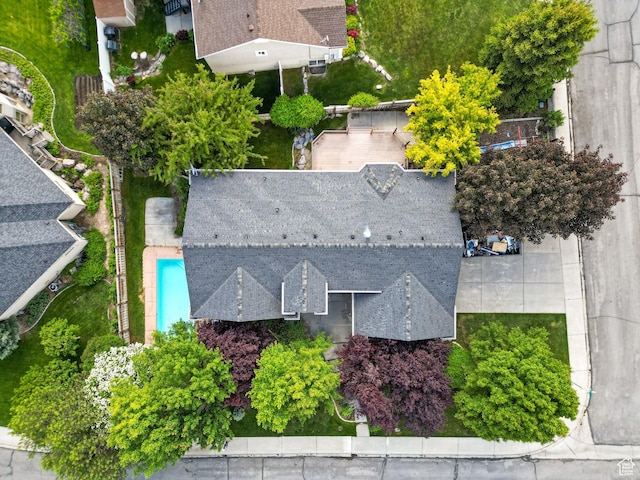 10205 N 3900 W, Cedar Hills, UT 84062 - aerial view of property and surrounding area featuring a pool