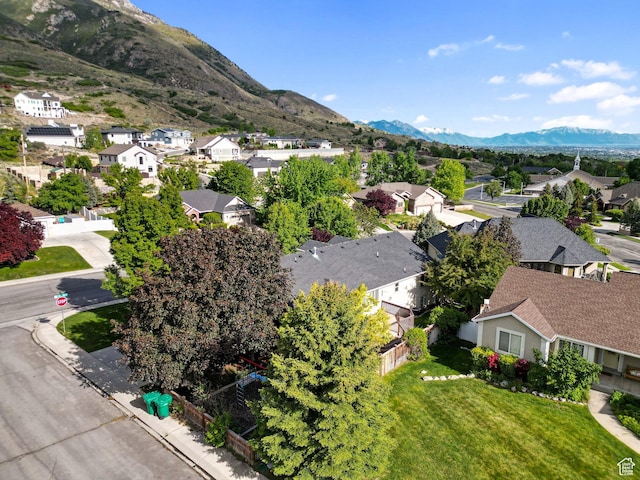 10205 N 3900 W, Cedar Hills, UT 84062 - aerial view of residential area featuring a mountain backdrop