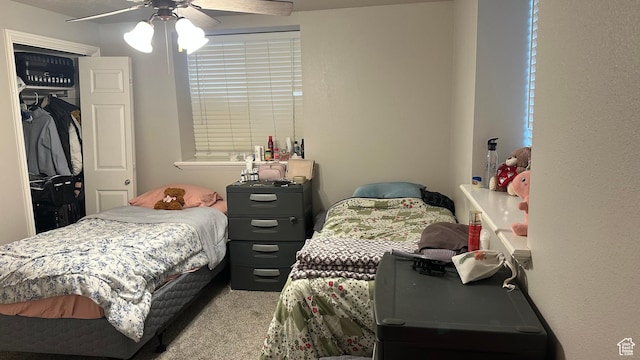 10205 N 3900 W, Cedar Hills, UT 84062 - bedroom featuring carpet flooring and a ceiling fan