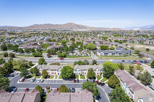 3421 E Dundee Dr, Eagle Mountain, UT 84005 - aerial perspective of suburban area with mountains