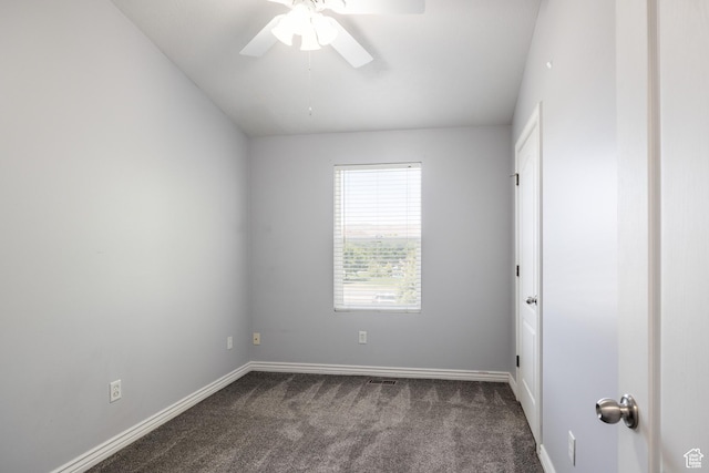 3421 E Dundee Dr, Eagle Mountain, UT 84005 - unfurnished room with carpet, ceiling fan, and baseboards