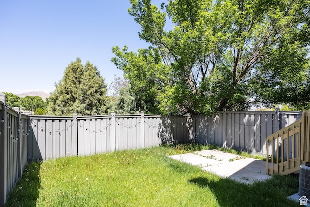 3421 E Dundee Dr, Eagle Mountain, UT 84005 - view of yard with a patio area and cooling unit