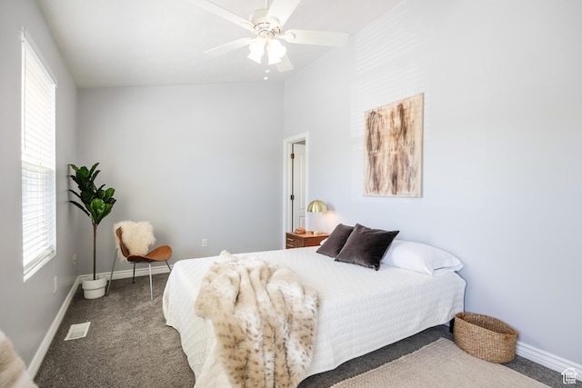 3421 E Dundee Dr, Eagle Mountain, UT 84005 - carpeted bedroom with baseboards, multiple windows, and ceiling fan