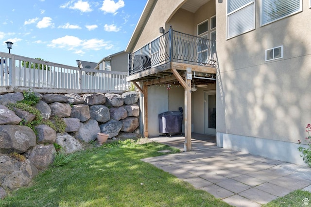 14163 S Friendship Dr W, Herriman, UT 84065 - view of yard featuring a patio