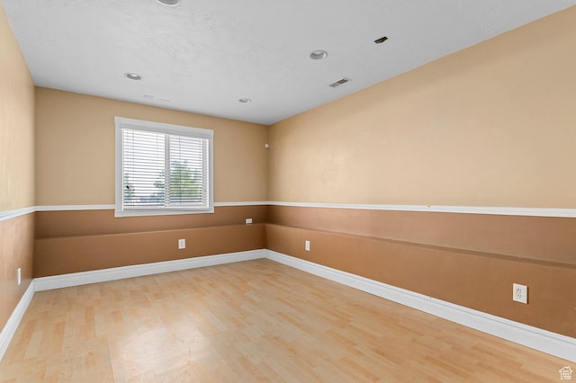 14163 S Friendship Dr W, Herriman, UT 84065 - empty room featuring wood finished floors, baseboards, and recessed lighting