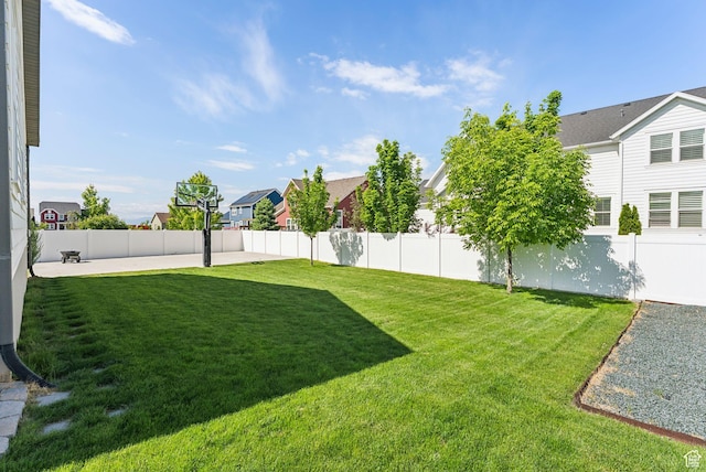 222 S Summer Breeze Ln, Layton, UT 84041 - view of yard featuring a residential view and a patio area