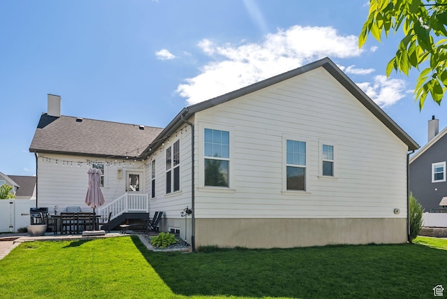222 S Summer Breeze Ln, Layton, UT 84041 - rear view of property featuring a patio