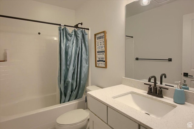 958 W Regatta Ln, Stansbury Park, UT 84074 - full bath featuring toilet, vanity, and shower / bath combo with shower curtain