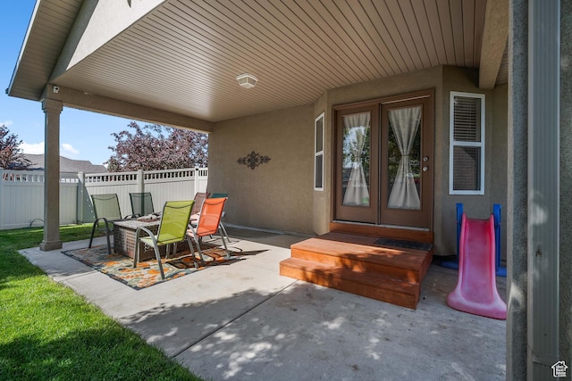 3285 S 575 W, Syracuse, UT 84075 - view of patio featuring french doors