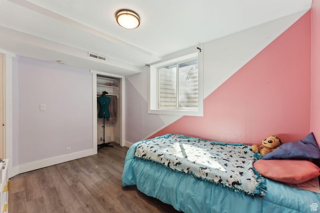 3407 S 325 W, Bountiful, UT 84010 - bedroom with wood finished floors and baseboards