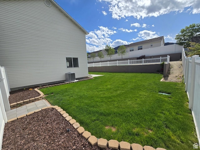 4043 S Lake Vista Dr, Saratoga Springs, UT 84045 - view of yard with central AC unit