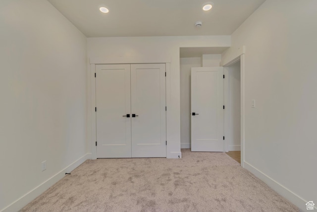3727 N 900 W, Lehi, UT 84043 - unfurnished bedroom featuring carpet, baseboards, recessed lighting, and a closet