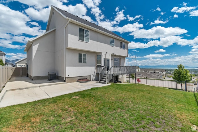 3727 N 900 W, Lehi, UT 84043 - back of house with a patio area, stucco siding, and a deck