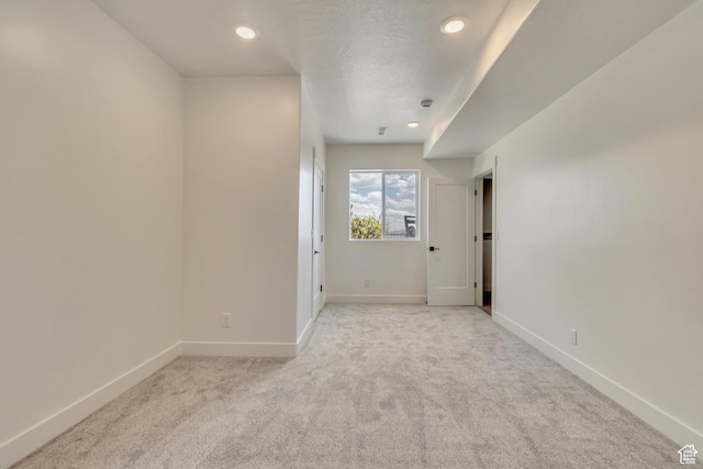 3727 N 900 W, Lehi, UT 84043 - empty room with light carpet, baseboards, and recessed lighting