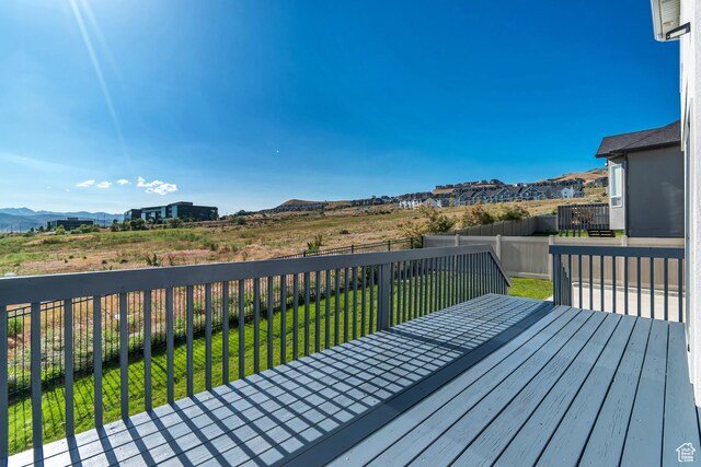 3727 N 900 W, Lehi, UT 84043 - deck featuring a mountain view
