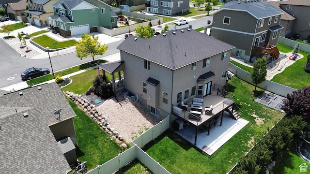 414 W Kit Fox Dr, Saratoga Springs, UT 84045 - aerial perspective of suburban area
