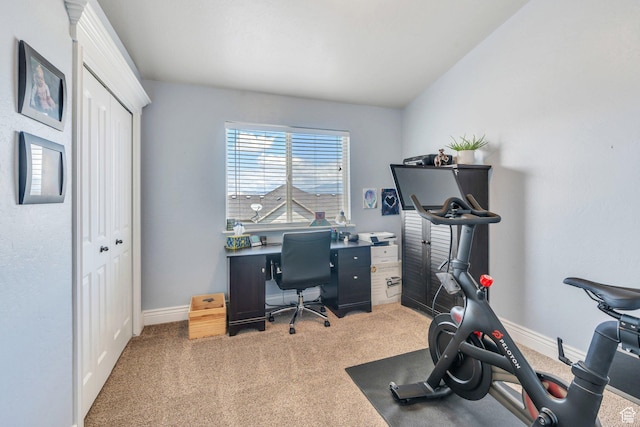 414 W Kit Fox Dr, Saratoga Springs, UT 84045 - office featuring carpet flooring and baseboards