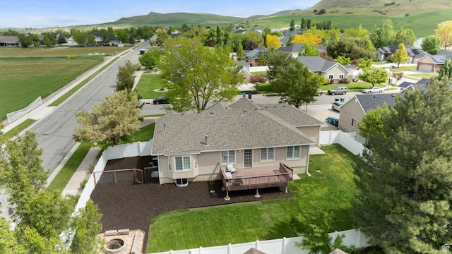 890 E 20 N, Smithfield, UT 84335 - aerial perspective of suburban area featuring mountains