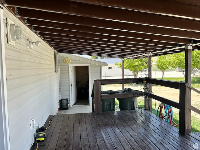 545 E Molen Rd, Ferron, UT 84523 - view of wooden deck